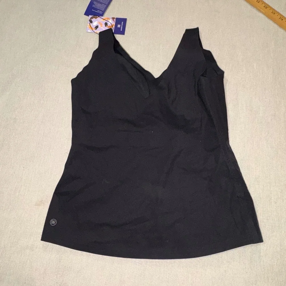 Honeylove LiftWear Tank Black Shapewear Camisole Smoothing Underwire Free Large - Picture 4 of 6